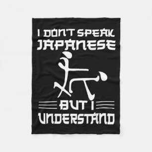 Ich spreche kein Japanisch, aber ich verstehe lust Fleecedecke