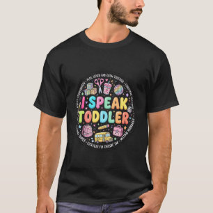 Ich spreche Kleinkind Zurück zur Schule Lehrer Pre T-Shirt