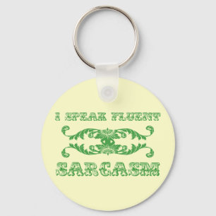 Ich spreche lustigen Schlüsselanhänger des