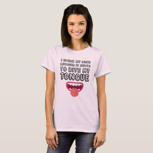 Ich spreche meinen Verstand, dass es schmerzt, mei T-Shirt