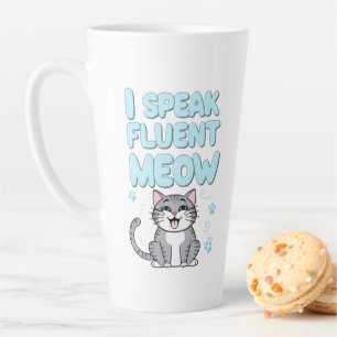 Ich spreche Meow Kaffee Tasse 15oz