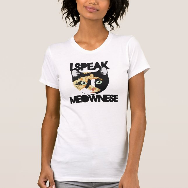 ICH spreche MEOWNESE T-Shirt (Vorderseite)