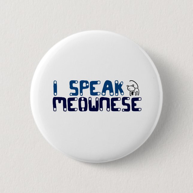 Ich spreche Mewnese Button (Vorderseite)