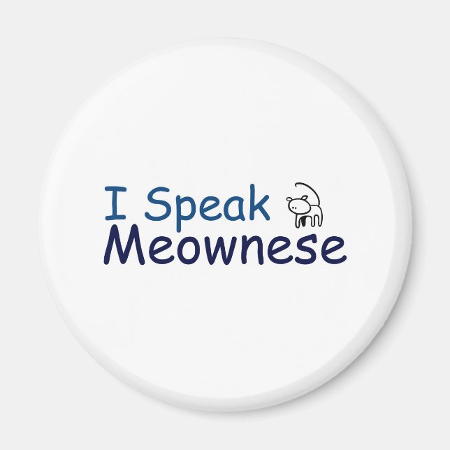 Ich spreche Mewnese Magnet (Vorne)