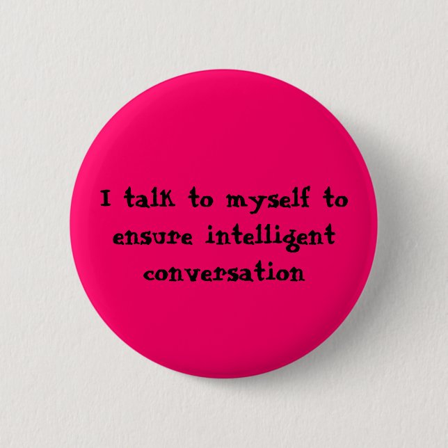 Ich spreche mit mich, um intelligentes conversa button (Vorderseite)