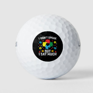 Ich spreche nicht, aber ich sage viel Aufklärung ü Golfball