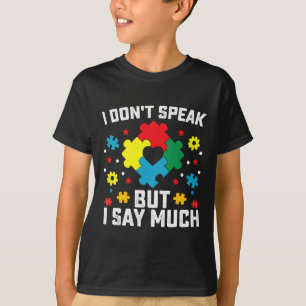 Ich spreche nicht, aber ich sage viel T-Shirt