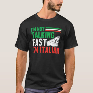 Ich spreche nicht schnell, ich bin Italienische Ku T-Shirt
