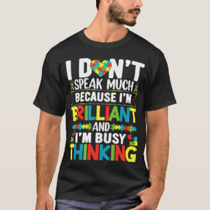 Ich spreche nicht viel brilliante Aufklärungsschwe T-Shirt