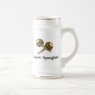 Ich spreche Spanglish Bierglas