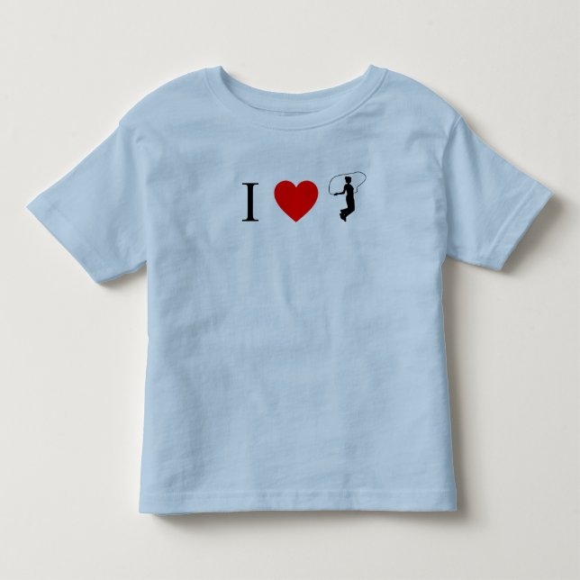 Ich springe am Herzen Kleinkind T-shirt (Vorderseite)