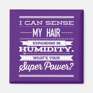 Ich spüre, dass mein Haar sich in Luftfeuchtigkei Magnet