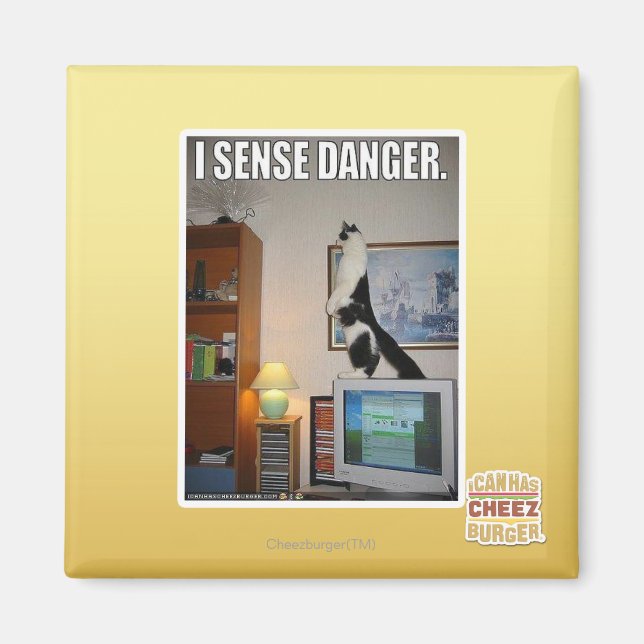 Ich spüre Gefahr Magnet (Vorne)