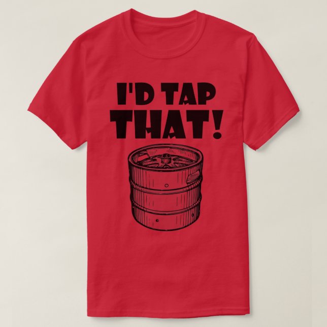 Ich stach diesen Keg T-Shirt (Design vorne)