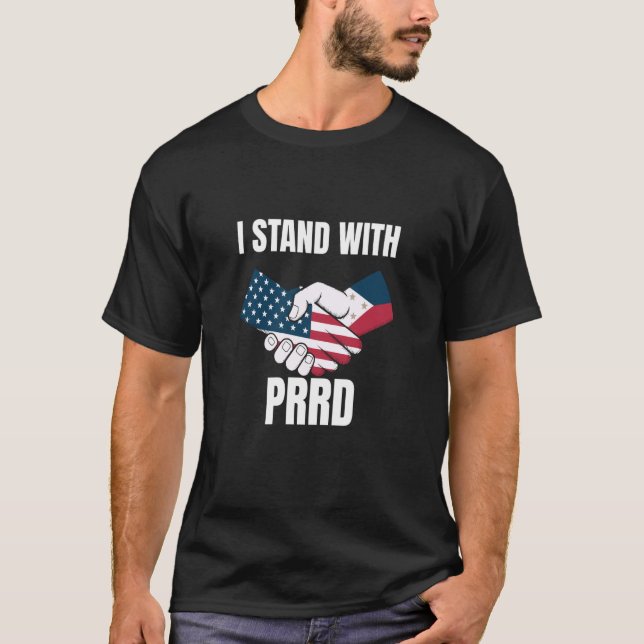 Ich Stand mit Digong Duterte PRRD DU30 Philippine  T-Shirt (Vorderseite)
