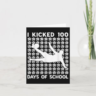 Ich startete 100 Tage Schulsoccer am 100. Tag des Karte