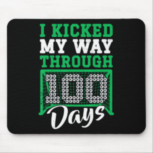 Ich startete mich durch 100 Tage Fußball 100 Tage Mousepad