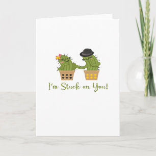 Ich stecke an dir fest, Funny Valentine verspielte Karte