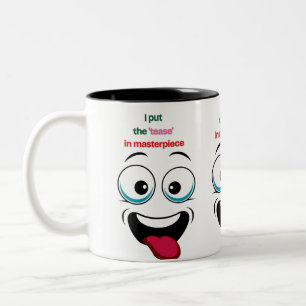Ich stecke die ‘Verführung’ in Meisterwerk Lustige Zweifarbige Tasse