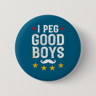 Ich stecke guten Jungs lustige Sprüche für selbstb Button