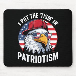 Ich steckte den Tismus in Patriotismus Athletic Ea Mousepad