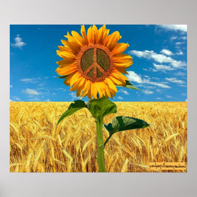 Ich stehe auf dem Poster der Ukraine (Vorne)