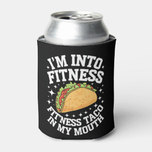 Ich Stehe Auf Fitness Fitness Taco In Meinem Mund Dosenkühler