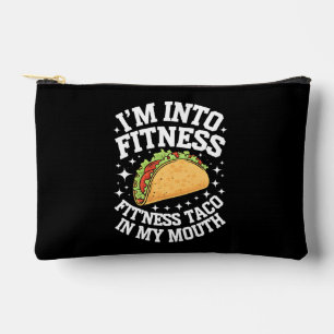 Ich Stehe Auf Fitness Fitness Taco In Meinem Mund Zubehörtasche