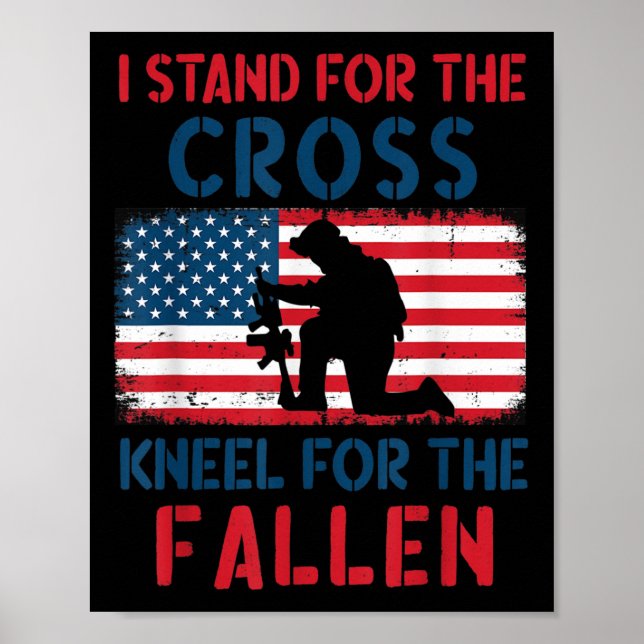 Ich stehe für die Fahne der Fallen - Poster (Vorne)
