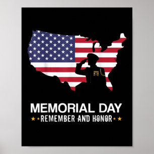 Ich stehe für die Fahne der gefallenen Menschen Poster