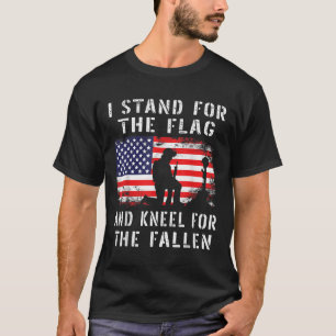 Ich stehe für die Fahne und die Knie für die Gefal T-Shirt
