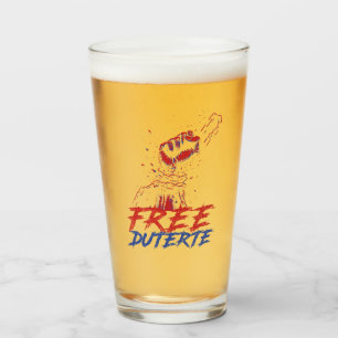 Ich stehe für Duterte Free DU30 Free Duterte Glas