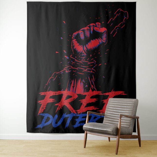 Ich stehe für Duterte Free DU30 Free Duterte Wandteppich (Beispiel)