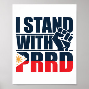 Ich stehe für Duterte Vintage freie Duterte Poster
