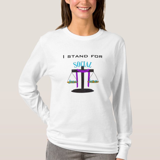 Ich stehe für (Querbalance T) T-Shirt (Vorderseite)