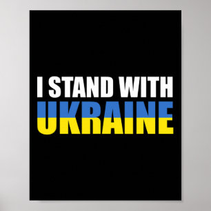 Ich stehe hinter der Ukraine 16 Poster