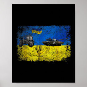 Ich stehe hinter der Ukraine Lustiger ukrainischer Poster