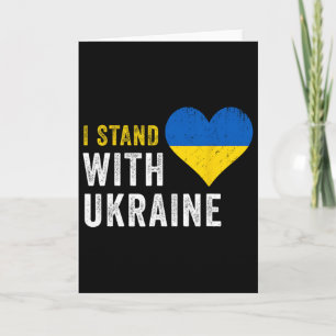 Ich stehe hinter der Ukraine Stopp Putin Stopp Kri Karte