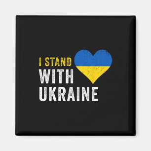 Ich stehe hinter der Ukraine Stopp Putin Stopp Kri Magnet