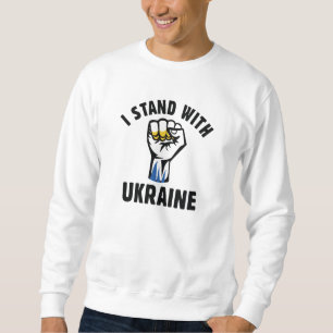 Ich stehe hinter der Ukraine Sweatshirt