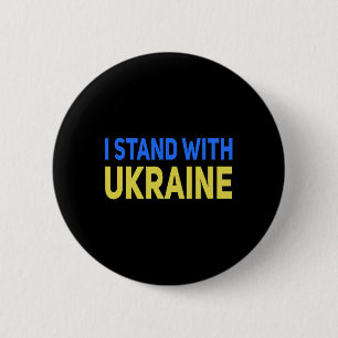 Ich stehe hinter der Ukraine, unterstütze den Frie Button