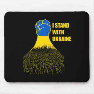 Ich stehe hinter der Ukraine - Unterstütze die Ukr Mousepad