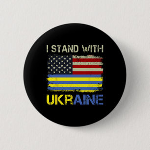 Ich stehe hinter der Ukraine Unterstützt die Ukrai Button