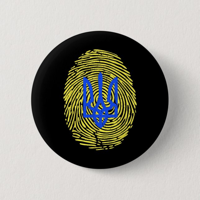 Ich stehe hinter der Ukraine - Unterstützung der U Button (Vorderseite)
