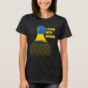 Ich stehe hinter der Ukraine - Unterstützung der U T-Shirt