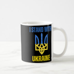 Ich stehe hinter der Ukraine Unterstützung Ukraini Kaffeetasse