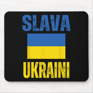 Ich stehe hinter der Ukraine Unterstützung Ukraini Mousepad