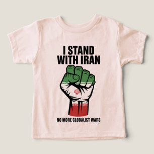 Ich stehe hinter Iran Anti-Krieg-Kleinkind-Shirt