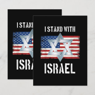 ich stehe hinter Israel Ankündigung