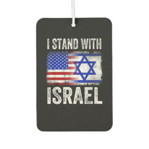 Ich stehe hinter Israel Autolufterfrischer